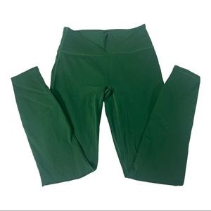 Fabletics motion 365 green high waisted leggings in size small